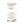 Abreuvoir pour chat PIXI, blanc avec dessus en acier inoxydable, 2,5 l - Animatout