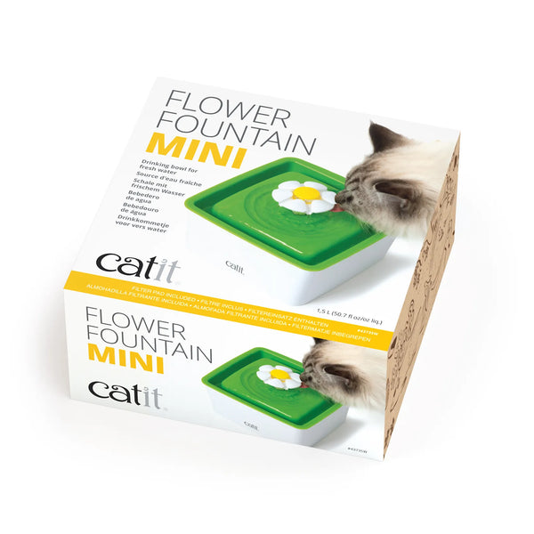 Mini abreuvoir pour chat Catit 2.0 avec fleur, 1,5 l - Animatout