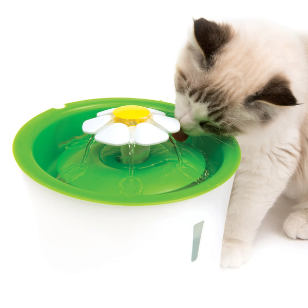 Abreuvoir pour chat avec fleur, 3 l - Animatout