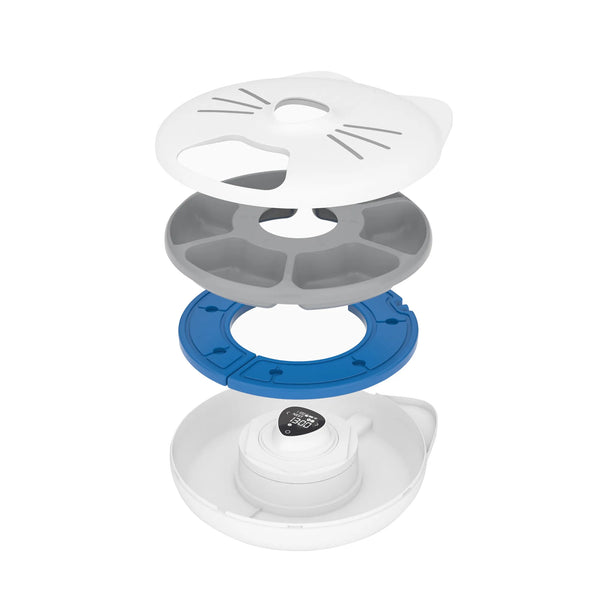 Distributeur intelligent de nourriture pour chats Catit PIXI de 6 repas
