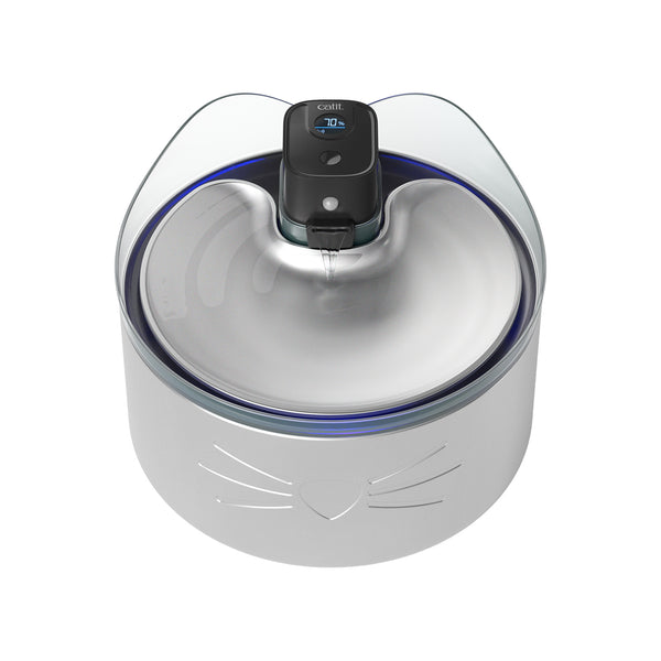Abreuvoir sans fil PIXI en acier inoxydable avec clarificateur uvc, 5 l