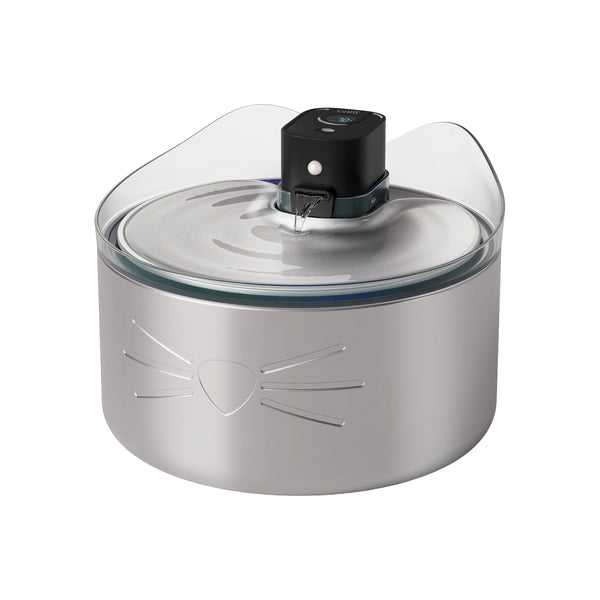 Abreuvoir sans fil PIXI en acier inoxydable avec clarificateur uvc, 5 l