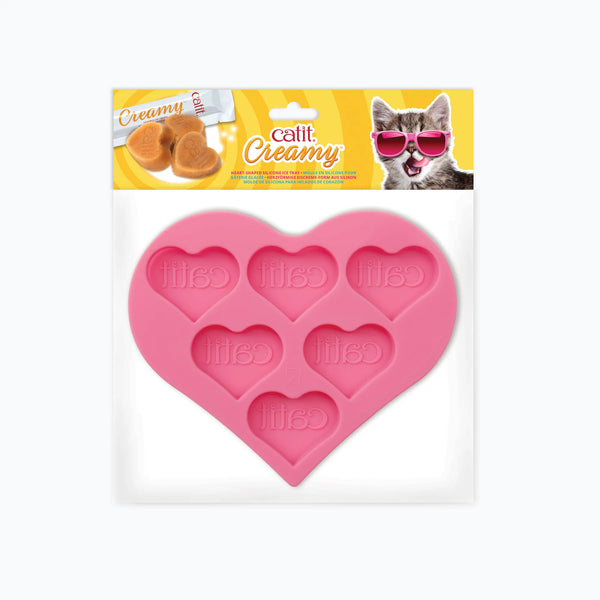 Moule à gâteries pour chats Catit Creamy en forme de cœur