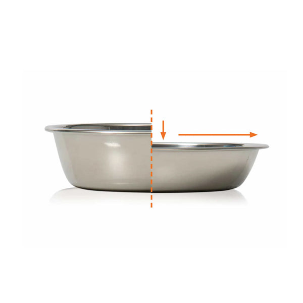 Bol de nourrissage pour chatsCatit PIXI, simple, blanc