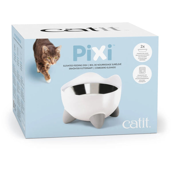 Bol de nourrissage surélevé pour chats Catit PIXI