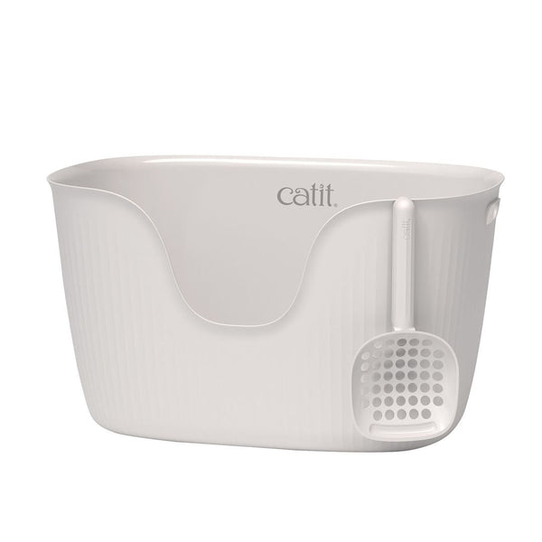 Bac à litière pour chats Catit Loo avec pelle agencée, blanc