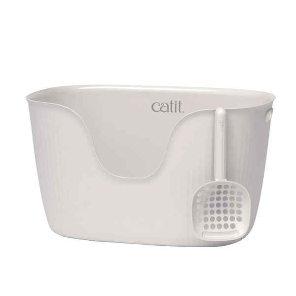 Bac à litière pour chats Catit Loo avec pelle agencée, blanc