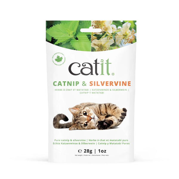 Mélange d’herbe à chat et de matatabi séchée Catit, sac de 28 g (1 oz)