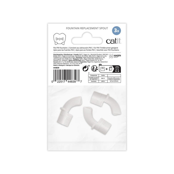 Becs de rechange pour abreuvoir PIXI, paquet de 3