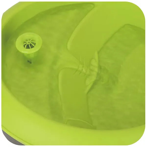 Fontaine / abreuvoir pour chien 6 litres noir et vert