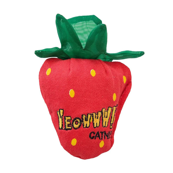 Jouet d'herbe à chat - fraise