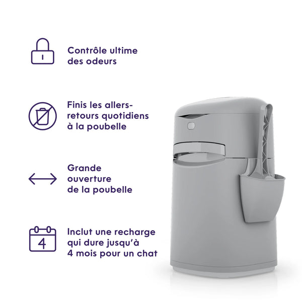 Poubelle à litière Litter Genie Easy Roll pour chat