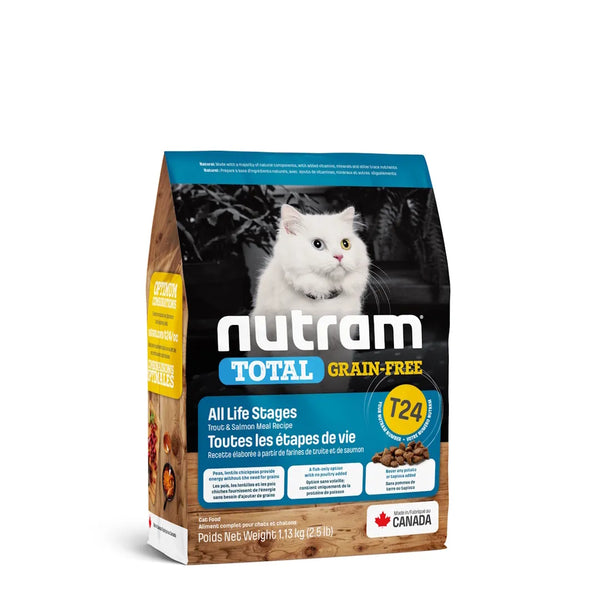 Nourriture sans grains pour chat TOTAL (T24), truite & saumon