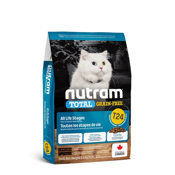 Nourriture sans grains pour chat TOTAL (T24), truite & saumon