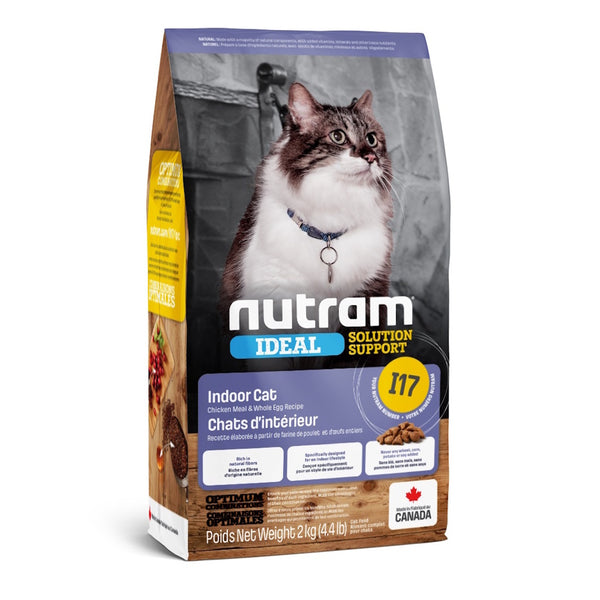 Nourriture pour chat d'intérieur IDEAL (I17) , poulet & oeufs entiers