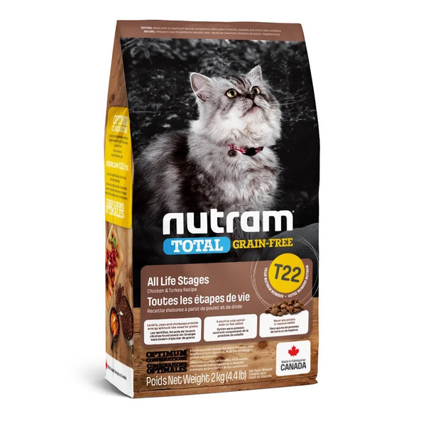 Nourriture sans grains pour chat TOTAL (T22), poulet & dinde
