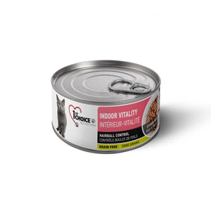 Nourriture en conserves pour chat, intérieur vitalité - pâté de poulet sans grains 156 g - Animatout