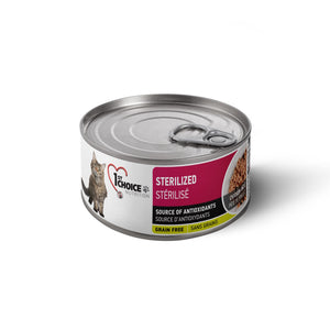 Nourriture en conserves pour chat, stérilisé - pâté de poulet sans grains 156 g - Animatout