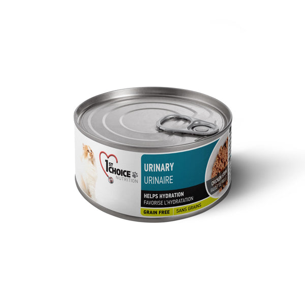 Nourriture en conserves pour chat, urinaire - ragoût de poulet sans grains 156 g - Animatout