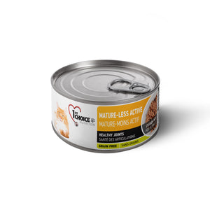 Nourriture en conserves pour chat, mature et moins actif - pâté de poulet sans grains 156 g - Animatout