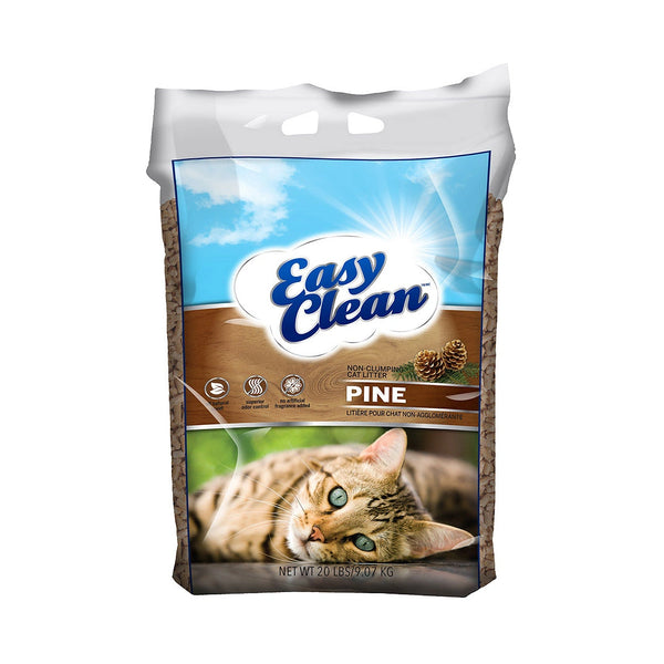 Litière en granules de pin pour chats – 20 lb