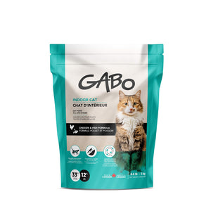 Nourriture pour chat & chaton, chat d'intérieur - poulet et poisson - Animatout