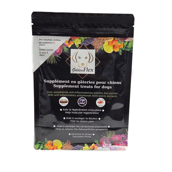 Goldenflex, gâteries thérapeutiques anti-inflammatoires saveur de saumon