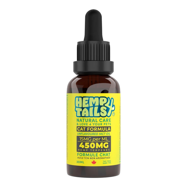 Huile de chanvre pour chat 450mg 30ml