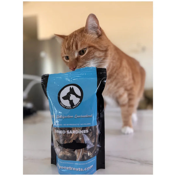 Gâteries pour chiens et chats sardines séchées