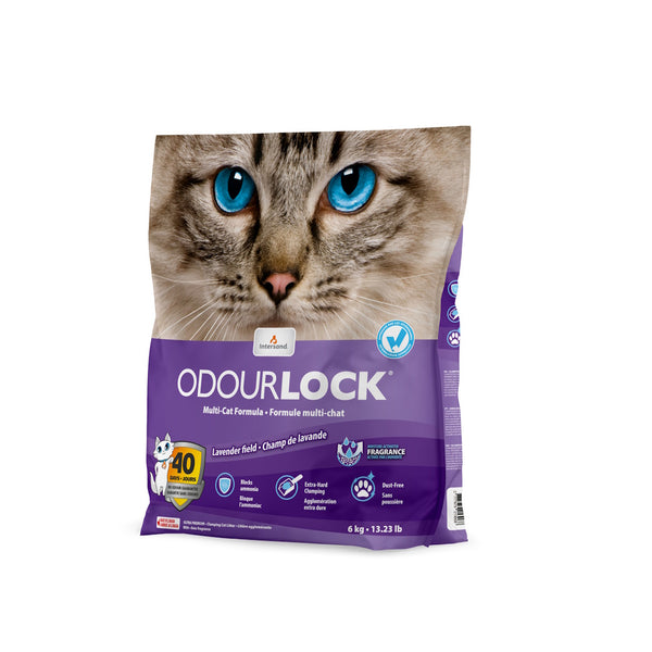 Litière Odourlock agglomérante lavande