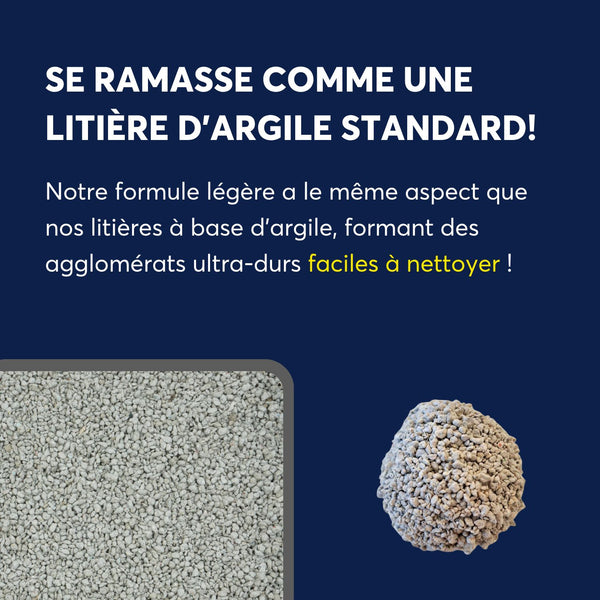 Litière agglomérante OdourLock légère en boîte 5 kg