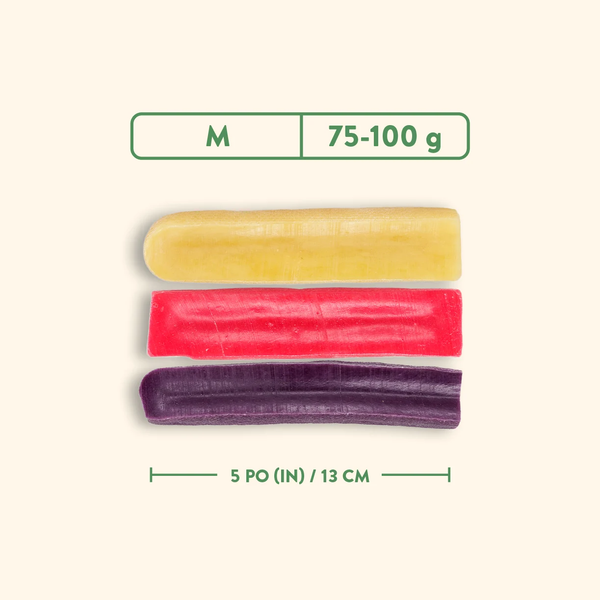 Gâterie de fromage à mâcher pour chiens - saveur assortie - Emballage de 3
