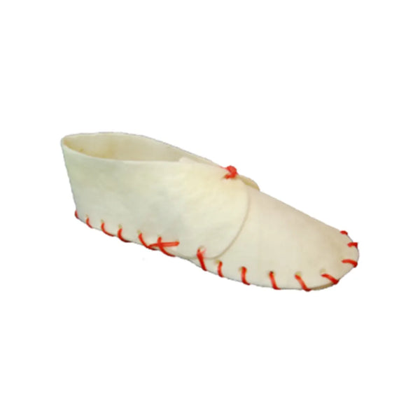 Os de cuir pour chien - souliers blancs