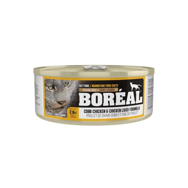 Conserve pour chat, poulet cobb & foie de poulet 80 g