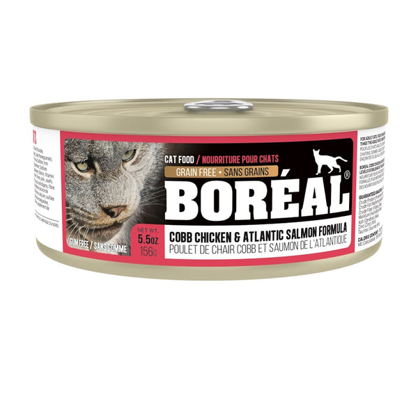 Conserve pour chat, poulet cobb & saumon de l'atlantique
