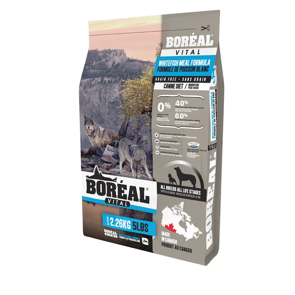 Nourriture pour chien Vital,  sans grains, poisson blanc