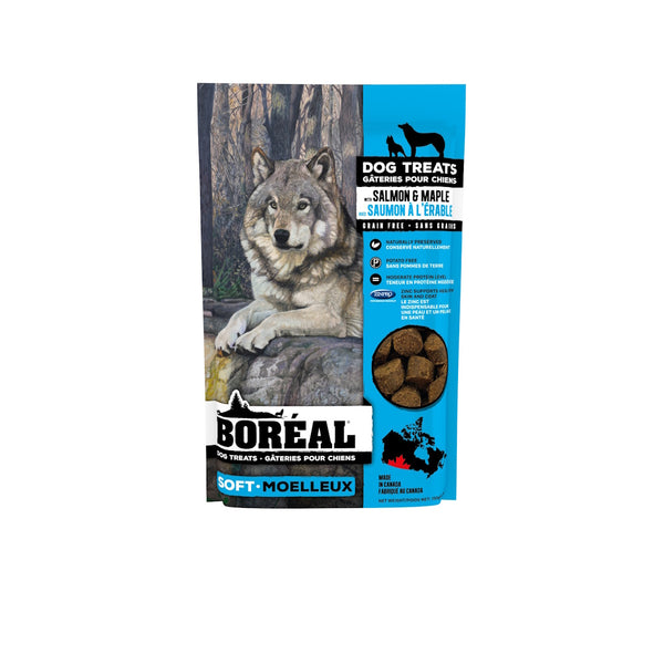 Gâteries tendres pour chien, saumon et érable 150 g