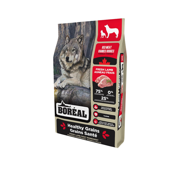 Nourriture pour chien Grains santé, viande rouge
