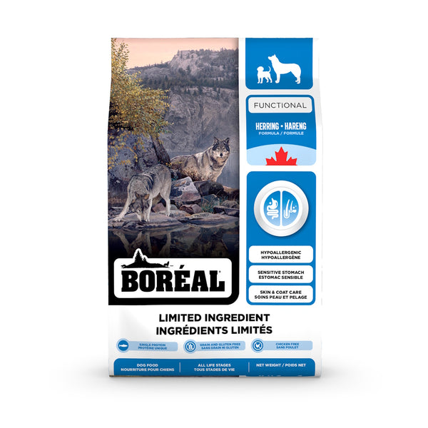 Nourriture à ingrédients limités pour chien Functional, hareng