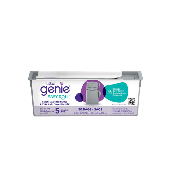 Recharge pour poubelle Litter Genie Easy Roll, dure jusqu'à 5 mois
