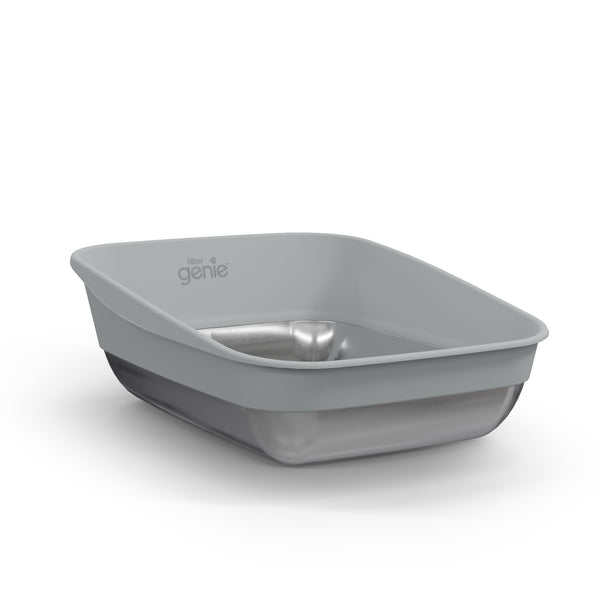 Bac à litière Litter Genie Platinum avec fond fait d'acier inoxydable