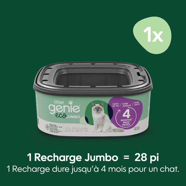 Recharge jumbo Eco pour poubelle Litter Genie Design