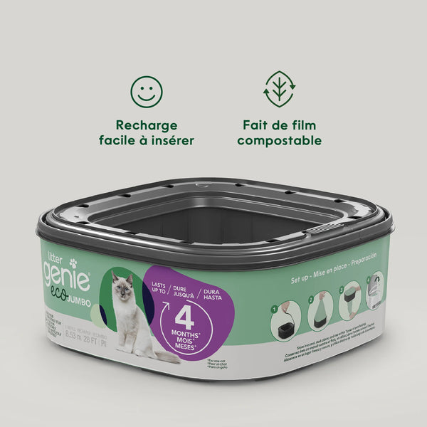 Recharge jumbo Eco pour poubelle Litter Genie Design
