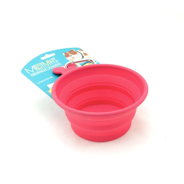 Bol en silicone rétractable pour chien, grand 3 tasses