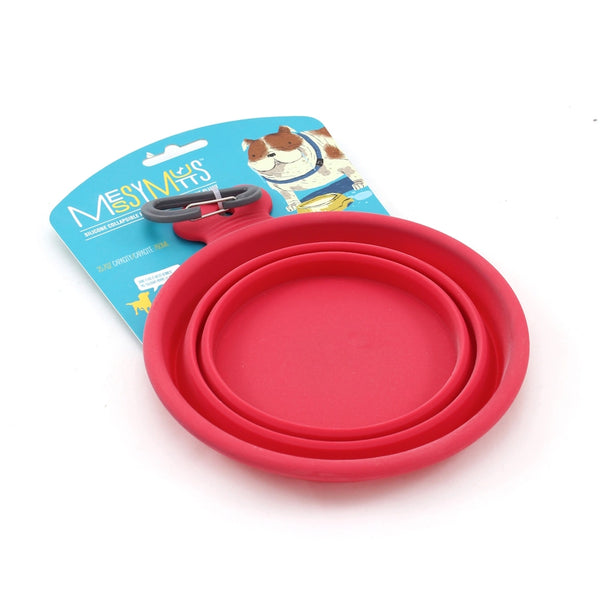 Bol en silicone rétractable pour chien, petit 1.75 tasse