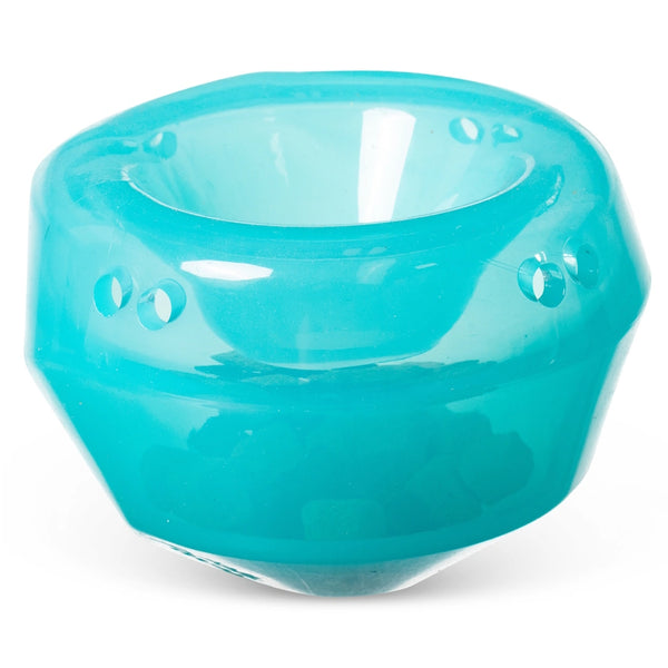 Jouet "Totally Pooched, stuff'n wobble ball" jouet interactif pour chien - 5" bleu