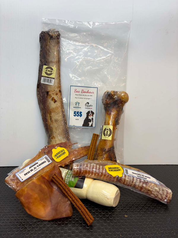 Sac Bonheur – Produits à gruger pour chiens de grande race