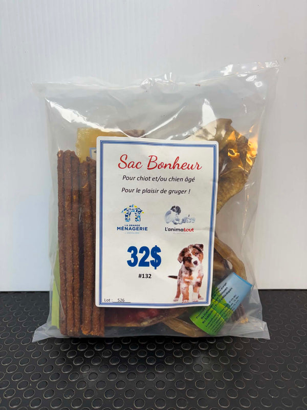 Sac Bonheur – Produits à gruger pour chiots et chiens seniors