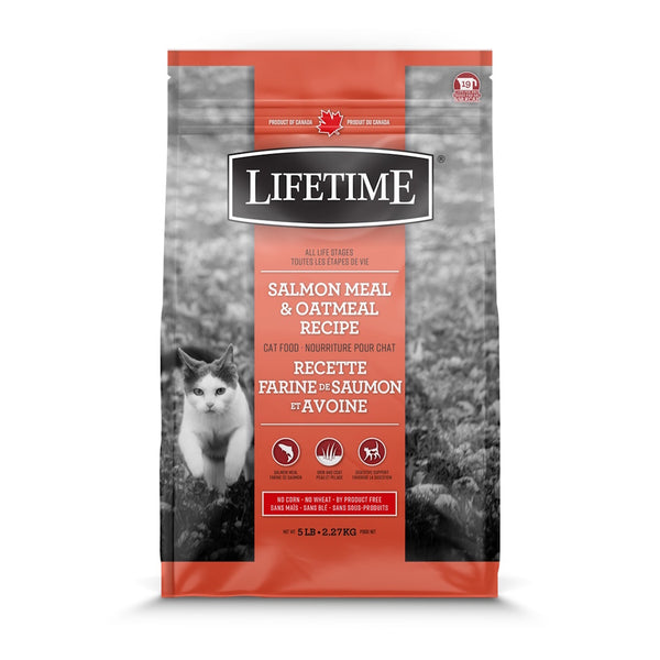 Nourriture pour chat, saumon/avoine