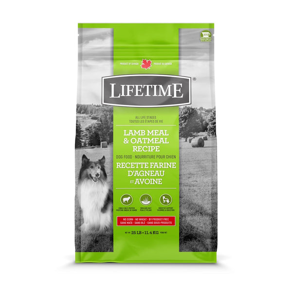 Nourriture pour chien, agneau/avoine